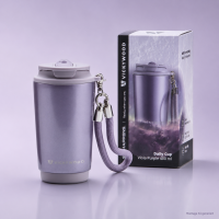 Stainless Steel Daily Cub Viola Purple 400 ml