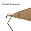 2. Wahl Hybrid Dachzelt MIGHTY OAK LIGHT 165 ECO goldbraun