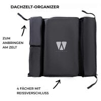 2. Wahl Hartschalen-Dachzelt HAZEL 130 grau