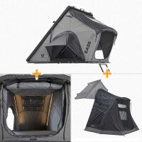 Bundle: CUMARU EASE 135 Grey Rooftop Tent Set