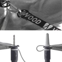 Bundle: CUMARU LIGHT 127 grey Rooftop Tent Set