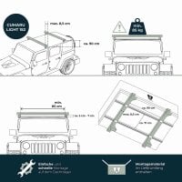 Bundle: CUMARU LIGHT 152 goldbraun Dachzelt-Set