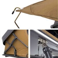 Bundle: MIGHTY OAK 3.0 160 earthy-yellow Rooftent Set