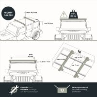 Bundle: MIGHTY OAK 3.0 160 earthy-yellow + Thermal Inner Tent