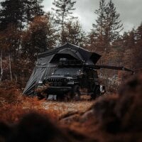 Bundle: BIG WILLOW 3.0 140 grey Rooftop Tent Set