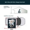 Bundle: BIG WILLOW 3.0 140 grau Dachzelt-Set