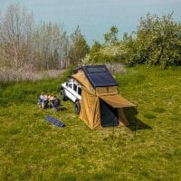 Bundle: BIG WILLOW 4.0 160 goldbraun Dachzelt-Set