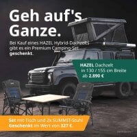 Roof Tent HAZEL & Premium Furniture Set SUMMIT
