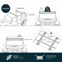 B-Ware: Inflatable Folding Rooftop Tent BAOBAB AIR 135 grey