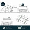 B-Ware: Hardshell Rooftop Tent CUMARU EASE 135 grey